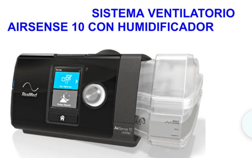 Equipo Resmed AutoCpap Airsense 10 con Humidificador